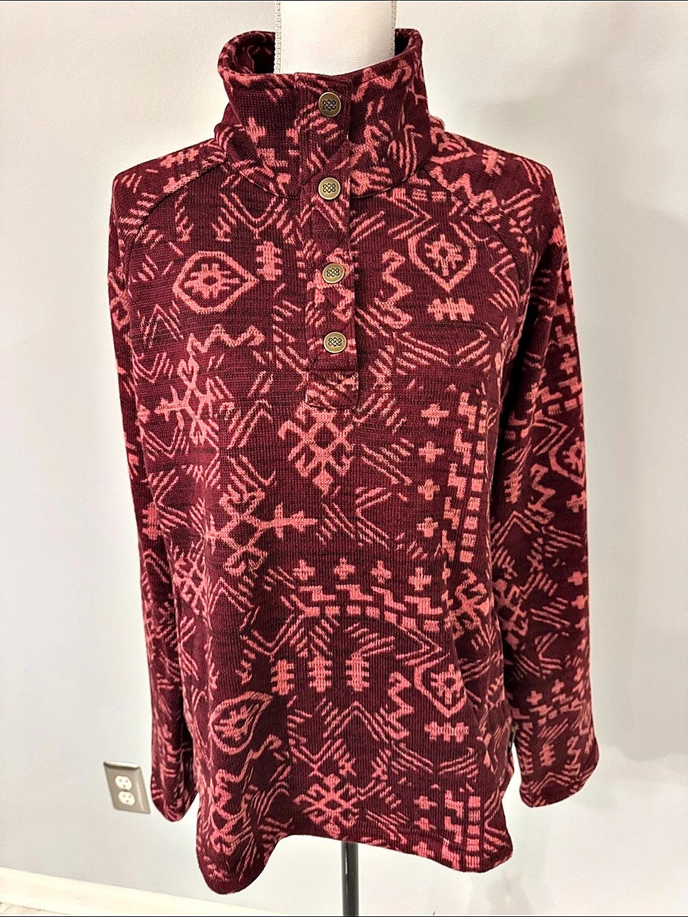 Sherpa - Geometric Sweater Fleece